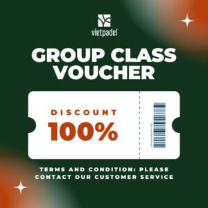 (VIETPADEL) 100% voucher for group class